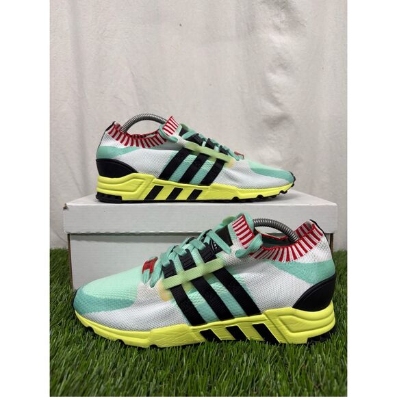 TRIED ON VNDS Size 9.5 - adidas EQT Support RF Primeknit Frozen Green - Picture 2 of 9